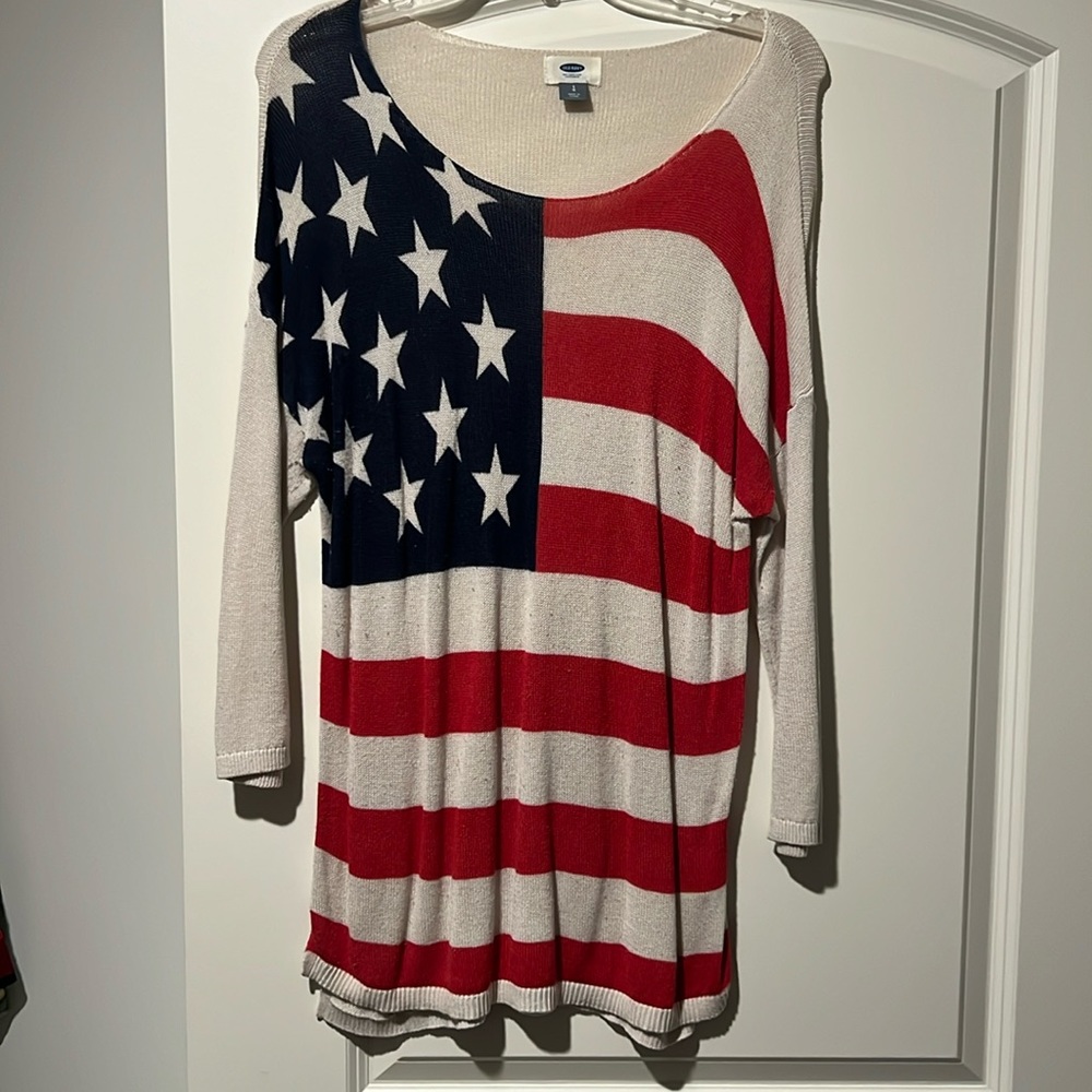 Old navy American Flag sweater